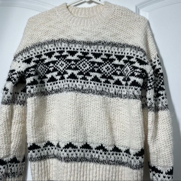 Lucky Brand Alpaca Blend Skarsky Nordic Sweater size S - Picture 6 of 11